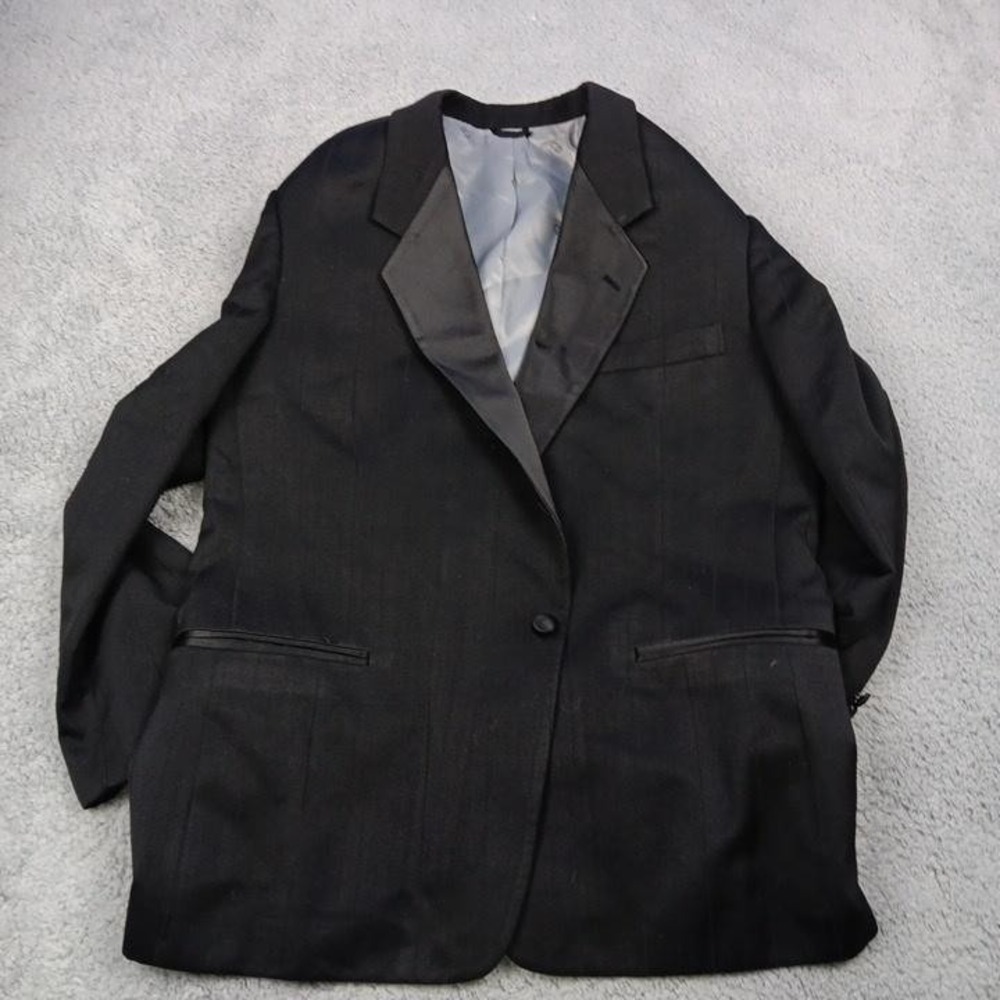 Vintage Christian Dior Monsieur Tuxedo Jacket Mens‎ Large Satin Lapel Dinner 90s